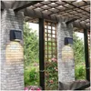 Vägglampor LED 5W 10W BALCONY LIGHT IP 65 Vattentät 110V 220V Utomhusbelysning Aluminium Porch Lamp Garden Staket Courtyard Room Bathro DHZG0