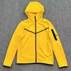 Tekniska fleece Mens Mäns jacka Ytterkläder Kvinnor Rockar upp Hooded Sports Jackets Spring Zip Autumn and Designer Tech Qunfh