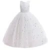 Jolie princesse dégradé fille robes étoiles paillettes boutons robe de bal Tulle filles Pageant robe Communion pour mariage fête formelle F06