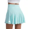 LU-621 Kvinnor veckade yoga culottes fitness kjol kvinnlig löpande sport tennis kjol