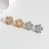 Boucles d'oreilles pendantes en forme d'aiguille en argent et perles françaises, vente en gros, pour femmes européennes et américaines, rétro, fleur de diamant