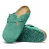 Pantoufles de créateurs Boston Clogs Sandal Sneakers Clog Sandales Arizona Hommes Femmes Slide Daim Cuir Boucle Sangle Plate-forme Falt Slides 33Pi #