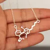 Partihandel 10pc/parti 21 design Molekylsamling DMT DNA -kemi struktur hänge kvinnor män vetenskap charms nekclace smycken