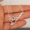 Hurtownia 10pc/partii 21 Projekty Cząsteczki Kolekcja DMT DNA Chemia Struktura Wiselan Women Men Science Charms Nekclace Biżuteria