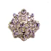 Broches Op maat ontworpen cadeau Strass Vierkant Filagraan Mode Pin Broche Ornament Sieraden Accessoire 6 stuks X