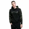Men's Hoodies Sweatshirts Men's Hoodies Sweatshirts Men With Hat Print Style Spring Autumn Loose Camouflage Patchwork Casual Tracksuit Male Hoodie EU Size x0914