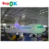 Giant Inflatable Airplane Model with Lights Aircraft for Advertising Themed Party Decoration 10m 32.8ft