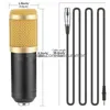 Wholesale Set Bm-800 Condenser Microphone Sound Recording Microfone With Shock Mount Radio Braodcasting For Desktop Pc Drop Delivery