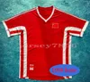 1998 2002 China Retro J H SUN H D HAO Camisas de futebol Seleção Nacional 20 21 Homens Home Red Away White WU LEI Camisa de futebol Top Uniformes Terceiro Dragão Negro Uniformes