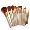 Makeup Brushes Wood Handle Set Foundation Eyeliner Eye Shadow Kit Cosmetic Tools With Box 12Pcs/Set Rra780 Drop Delivery Health Beauty Dhp47