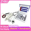 5 en 1 diamant Peeling Dermabrasion peau épurateur froid chaud marteau visage levage Machine ultrasons vide points noirs dissolvant visage nettoyage en profondeur Anti vieillissement