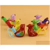 Andere Kunsthandwerke Keramik Wasservogelpfeife Gefleckter Waldsänger Lied zwitschert Heimdekoration Figur für Kinder Kindergeschenke Dh876 Dr Dh32A