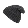 Bérets mode tricoté bonnet chapeau pour femmes hiver hommes Skullies bonnets chapeaux chaud décontracté automne adulte couverture tête casquette