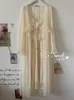 Women's Robe Vintage Female Court Style Thin Tulle Robe Nightdress Ladies Princess Nightgowns Fairytale Pajamas Sleepwear Clothing 230914