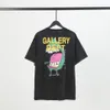 Galerie Dept Harajuku 23ss Spring Vintage Lethed Letters Cartoon Printed Logo T Shirt Lose Oversize Hip Hop Unisex krótkie koszulki z krótkim rękawem 04