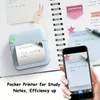 Draagbare draadloze BT thermische fotoprinter - inktloos printen voor IOS Android mobiele telefoons - perfect voor grote game-cadeaus, notities, etiketten, ontvangstbewijzen!