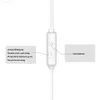 Cell Phone Earphones S18 White Wire-Controlled Headset With Microphone In-Line Subwoofer Hands-Free Calling Ergonomic Headphone Gaming Earphone L230914