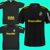 23 24 AIK Soccer Jerseys Accueil noir Chemises de football à manches courtes kits pour hommes