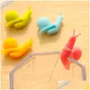 Coffee Tea Tools Cute Snail Squirrel Shape Sile Bag Holder Cup Mug Clip Candy Colors Gift Set Good Teas Infuser 5 Dbc Drop Deliver Dhbal