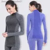 Męska bielizna termiczna Fanceey 2pcs ciepłe długie Johns for Women Thermal Bielizna Kobiety Druga skóry Zima Kobieta Ubranie termiczne Kobiet termiczny 201027 L230914