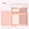 Blush Cmaadu Two Tone Pink Highlight Powder Contouring Palette Dlicate Natural Modify The Face Slightly Drunk Nude Repair Makeup Drop Dhvgz