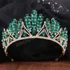 Bröllop hår tiara kristall brud tiara krona diadem slöja tiaras bröllop hår tillbehör huvudstycken huvud smycken