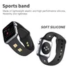 Bracelet en Silicone pour Apple Watch Ultra2, 49mm 44mm 45mm 42mm 41mm 42mm 38mm, Design à rivets, Bracelet de Sport pour montre série 9 8 7 6