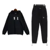 Survêtements pour hommes Hommes Sports Toppants Costume noir pour hommes Sweats à capuche et pantalons Design de mode Vêtements Costumes de jogging bleus Pull Plus Taille Designer Sweatsh