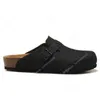 Boston Clogs Sandals Slippers Designer Cork Flat Fashion Summer Leather Slide Favourite Beach Casual Shoes Women Men size 36- 46