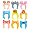 Simpatico animale Tiara Fascia per capelli Palloncino Rana Panda Volpe Tigre Gatto Baby Shower Giocattolo per bambini Buon compleanno Decorazione della festa nuziale GC2301