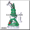 1 PC 3D Hookah cobra entrelaçando estilo Hallowen bongs de vidro estilo Tropical transparente Dab rig Engraçado Hookah com Tigela Acessórios para Fumar