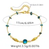 Strand CCGOOD Onregelmatige Lichtblauwe Steen Armband Voor Vrouwen Vergulde 18 K Hoge Kwaliteit Armbanden Minimalistische Sieraden Pulseras Mujer