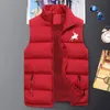 Coletes masculinos 2023 Est Polo Impresso Jaqueta Sem Mangas Homem Outono e Inverno Quente À Prova de Vento Inglaterra Estilo Down Vest4 ColorsM5XL 230914