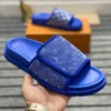 Dupe New Printe Sandal Designers Slippers Men Sandals Hook Loop Bootener Bugles Slipper Rubber Slides