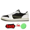 Nike Air Jordan Retro Off White Travis Scott saltman 1s scarpe da basket bassa 1 potente inversa mocha black ombra scarpe da ginnastica dimensioni 36-46