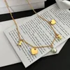 Fashion Designer Jewelry Gold Plated Silver Pendant Necklace Choker High-end Copper Brand Letter Links Chains NecklaceS Wedding Christmas Gift Jewellery