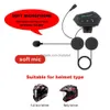 CAR Bluetooth Motorcycle Hełm słuchawkowy słuchawkowy słuchawki Bezprzewodowy silnik rowerowy ręce stereo słuchawki Redukcja szumów z mikrofonem DHAP