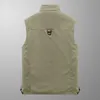 Gilets pour hommes FGKKS Hommes Gilet d'extérieur MultiPocket Solide Couleur Pêche Directeur Reporter Travail Gilet Pographie Veste Casual Mâle 230914