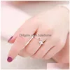 Band Rings Sier Dolphin Animal Open Adjustable Ring Finger Nail For Women Children Fashion Jewelry Will And Sandy Drop Delivery Dh1Pa