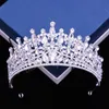 Braut Kopfbedeckung Blau Grün Dame Mode Hochzeit Prinzessin Strass Krone Klassische Tiaras Mädchen Romantische Geburtstag Krähe