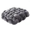 Pillow 2023 Knot Square Creative Woven Sofa Decoration Backrest Floor Bag