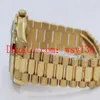 Orologi da polso da uomo di lusso Day-Date II Presi 218238 Baguette in oro giallo 18 carati con diamanti 36 mm Movimento meccanico automatico Mens239c