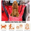 Sac de transport suspendu pour chien et chiot, tapis de voyage, couverture, coussin, transport d'animaux de compagnie, pour chiens et chats, protection de hamac arrière, housse de siège de voiture