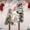 Weihnachten niedlicher Engel Plüsch Anhänger Kinder Weihnachtsgeschenk Cartoon Puppe Weihnachtsbaum Anhänger