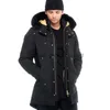 Veste en fausse fourrure pour hommes, doudoune d'orignaux, doublure, étiquette, Parka canadienne Staglake pour hommes, manteau chaud en vraie fourrure, conditions météorologiques extrêmes B7U2 mooses coatL230914