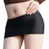 Röcke Sexy Damen-Minirock mit niedriger Leibhöhe, einfarbig, elastischer Bund, Dessous, figurbetonter Minirock, Strandmode, Nachtwäsche
