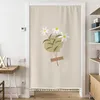 Sheer Curtains Cloth Curtain przegroda nordycka prosta sypialnia okładka domowa kuchnia łazienka darmowe wiercenie frędzanie wiszące 230912