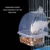 Andere vogelbenodigdheden Parkietenvoerbak Huisdierenkooi Plastic container Vogels Doorzichtig Dispenser Cadeau voor eigenaar Ladeontwerp Duurzaam