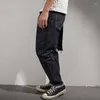 Men's Jeans Men's Jeans Heavy Autumn Straight Denim Red-eared Cattle Amikaji Tapered Trousers x0914