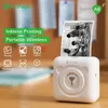 1pc A6 Mini Bluetooth Stampante termica portatile Tasca Wireless Etichetta adesiva Stampante fotografica per smartphone Compatibile con connessione USB Bluetooth 203 DPI 56x30mm